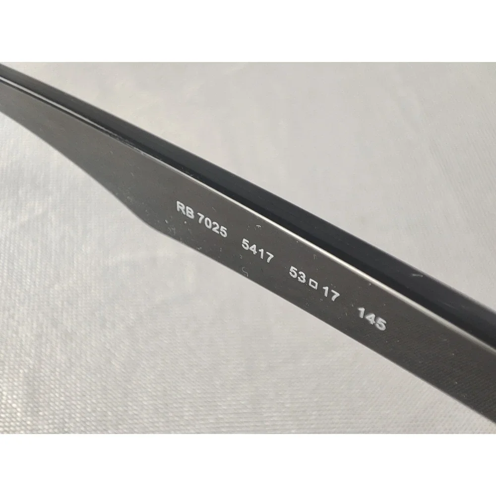Ray-Ban RB 7025 5417 Black Orange Eyeglasses Frames 53-17-145 Rectangular